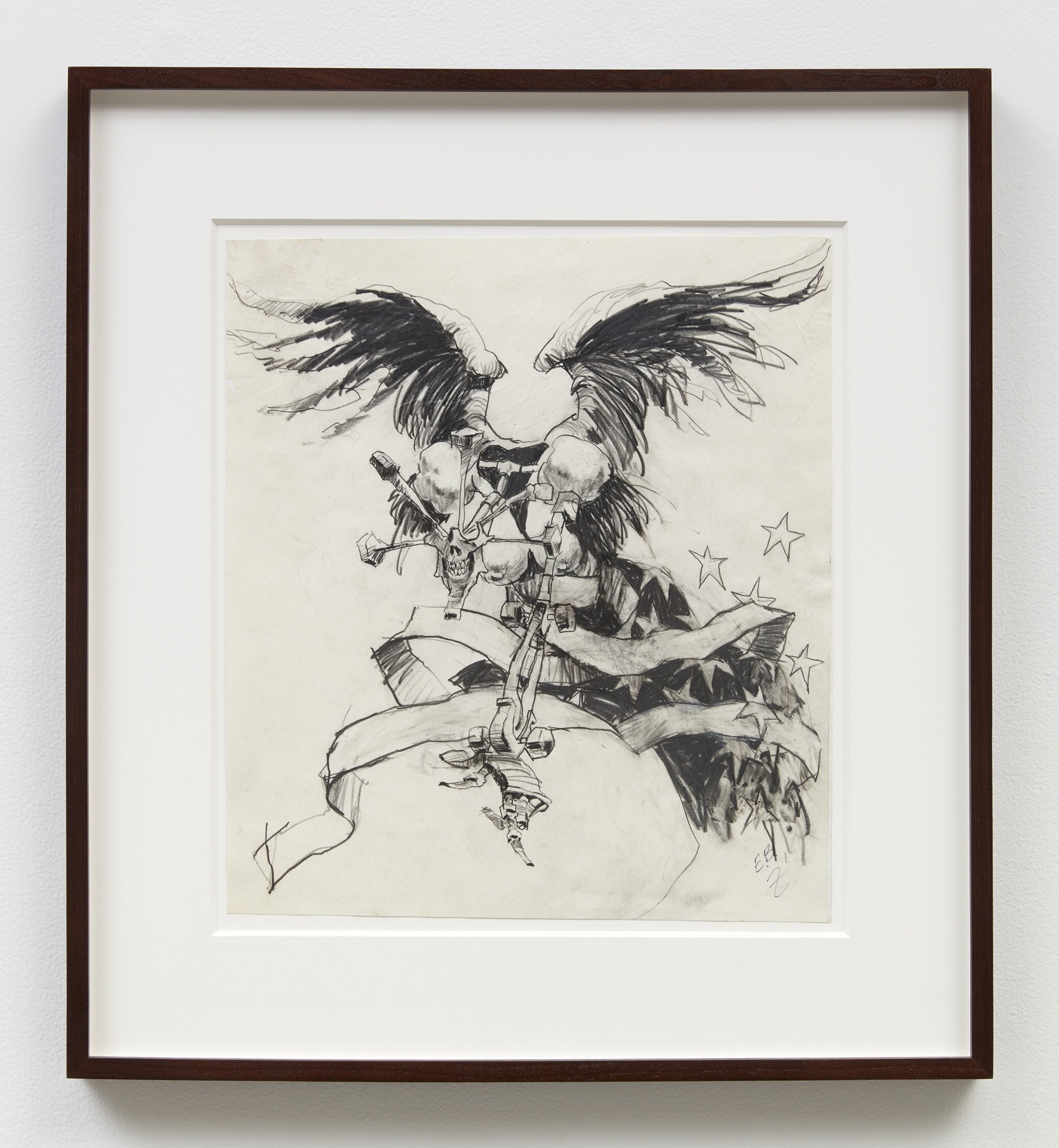 Ed Bereal, <i>Untitled (Study for Miss America)</i>, 1989-1992. Graphite on paper 15 3/4 x 14 in (40 x 35.6 cm)